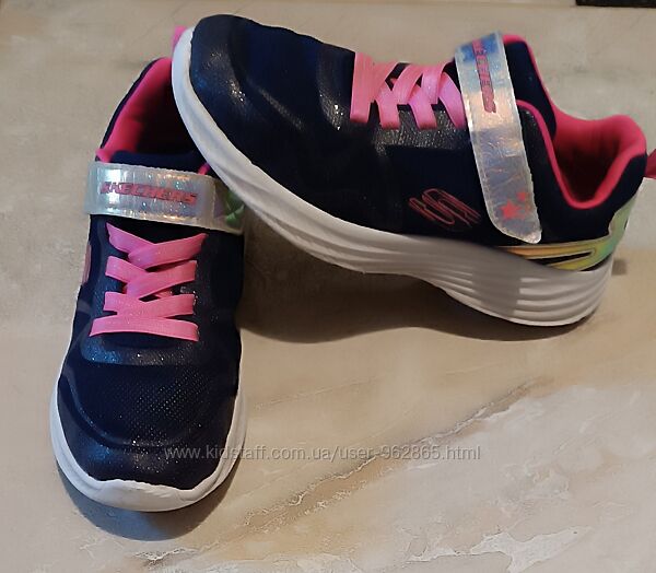 р.33, 21,5см, Skechers кроссовки для девочки 