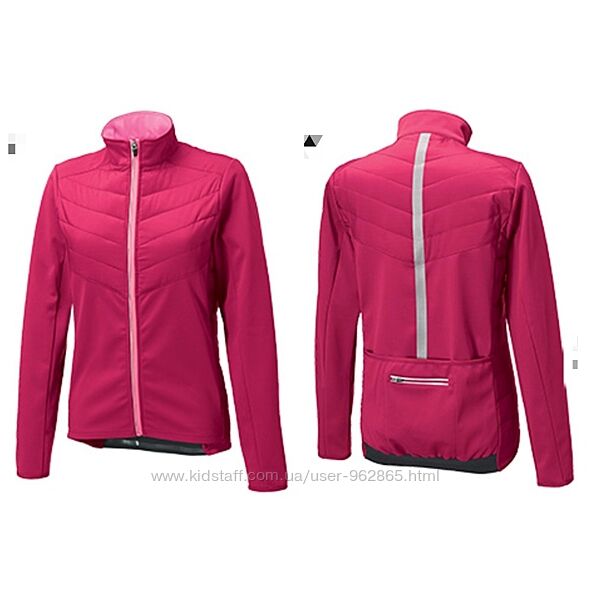 р. М, спортивная вело термо-куртка ветровка софтшелл 