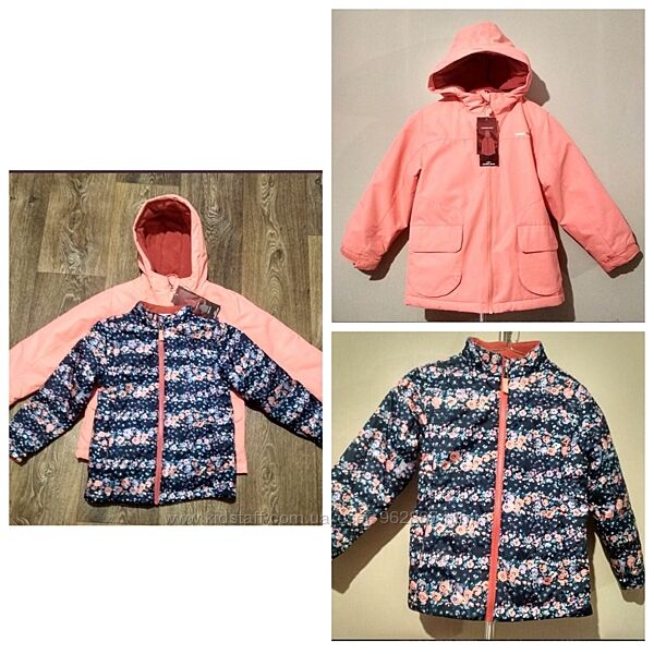 р.104-110-116, 2шт термо-куртка 3 в 1