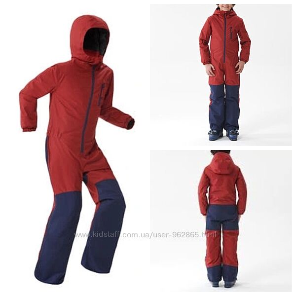 р.143-152, Decathlon теплый лыжный термо-комбинезон на флисе 