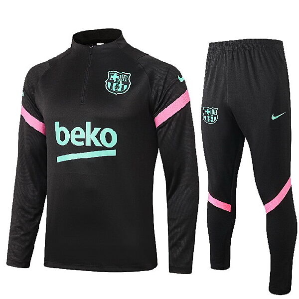Детский футбольный костюм Барселона 2020-2021 Black Nike 3122