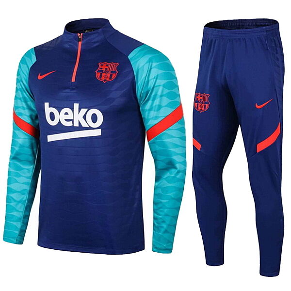 Детский футбольный костюм Барселона 2021-2022 Nike Blue 3234