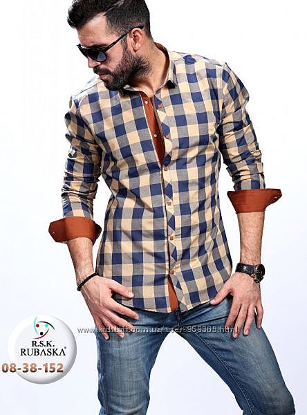 Турецкая мужская рубашка. Размер S. М. L. XXL