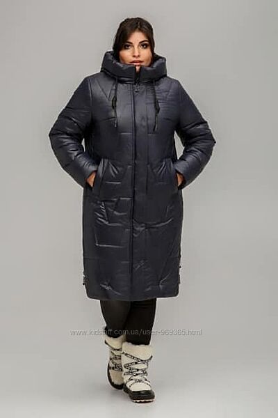 Зимове пальто великого розміру Мюнхен. Розміри 50-60