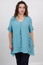 Блуза большого размера Амира. Размеры 54-64