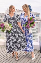 Сукня-халат, софт. Розміри вiд 50 до 64