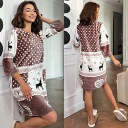 Жіночий халат, двосторонній плюшик. Розміри вiд 42 до 56