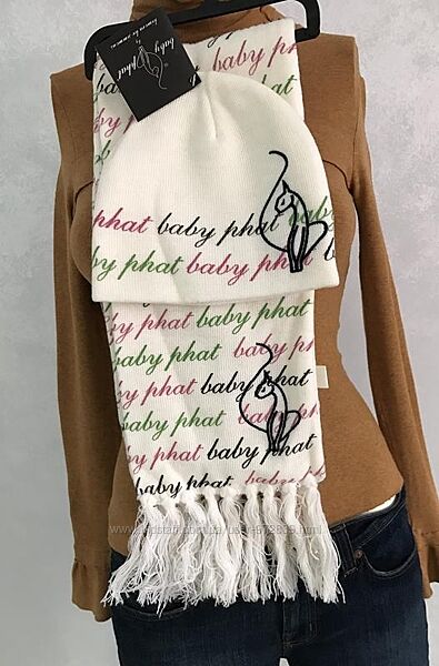 Комплект BABY PHAT Шапочка и шарф из США