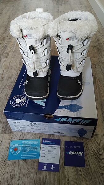 Зимние сапожки детские Baffin 26р. , us 9, 16см