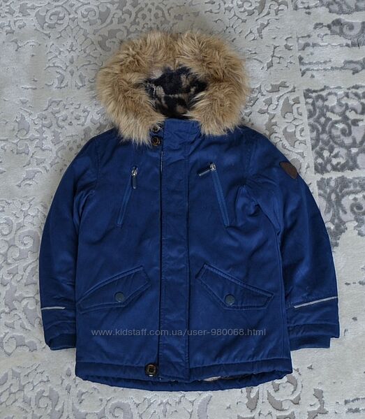 C&A, якісна зимова дитяча куртка для хлопчиків з капюшоном, тепла
