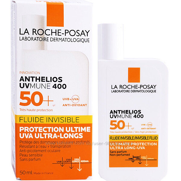 Солнцезащитный флюид для лица La Roche-Posay anthelios UVmune fluide spf 50