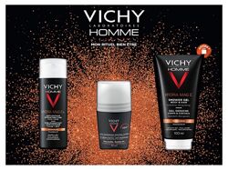 Подарунковий набір для чоловіків 3 в 1 VICHY HOMME для обличчя та тіла