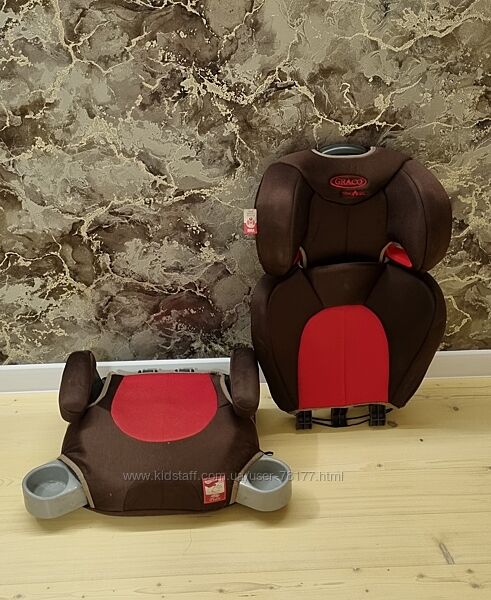Автокрісло-бустер Graco, 15-36 kg, 3-12 років 