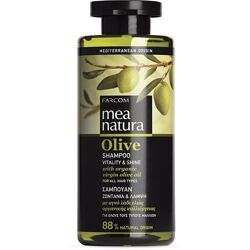 Шампунь с оливковым маслом Mea Natura Olive для всех типов волос 