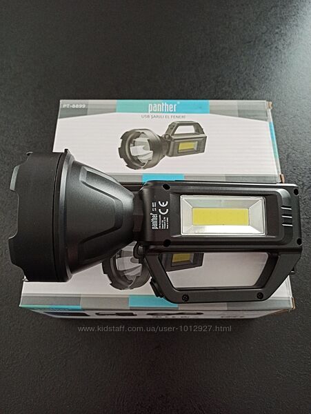 Фонарь прожектор LED Panther PT-8899  аккумуляторный  