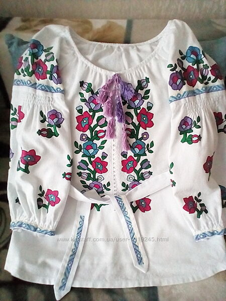 Вишиванка ручної роботи Барвінкова