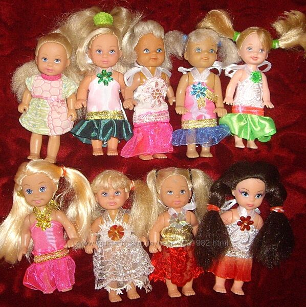 Симпатичные куколки -дочки Барби