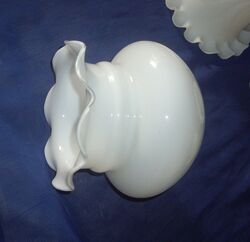 Скляний узорний плафон для бра, люстри, торшера