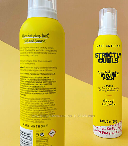 Мус Marc Anthony strictly curls styling foam