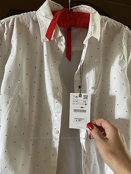 Рубашка Zara. 11-12лет