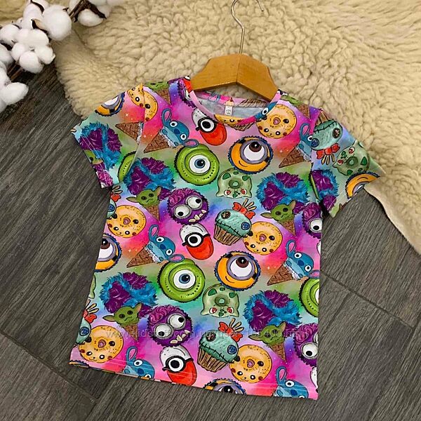 Дитяча футболка монстрики Five Stars 98р, 104р, 110р