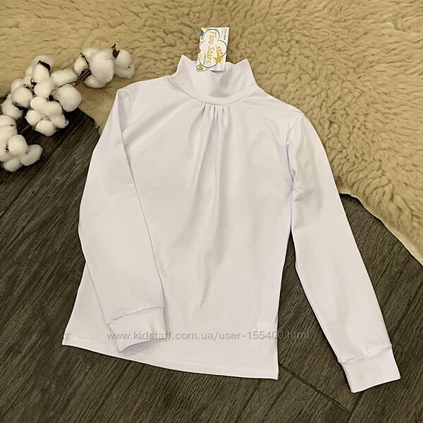 Дитяча водолазка - гольф білий Five Stars 116р, 122р