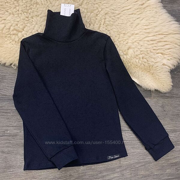 Водолазка - гольф рібана темно синій Five Stars
