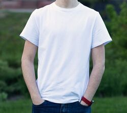 Чоловіча футболка біла Five Stars S, M, L, XL