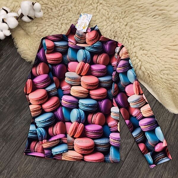 Дитяча водолазка  гольф кольорові макаруни Five Stars 146р-164р