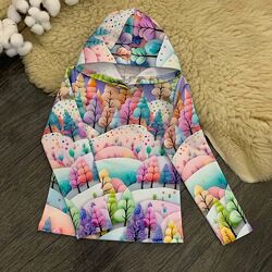 Дитяча кофтинка з капюшоном казковий ліс Five Stars 116р