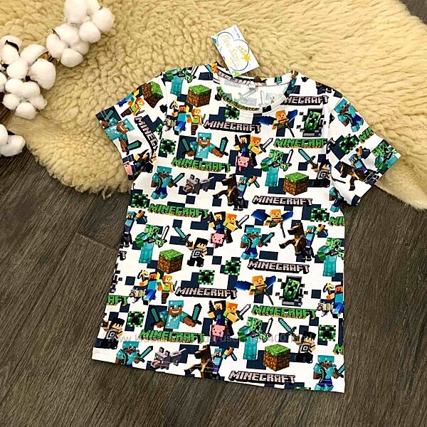 Футболка майнкрафт Five Stars 98р-164р