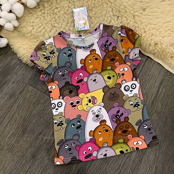 Дитяча футболка ведмедики Five Stars