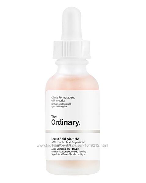 Пилинг с молочной кислотой The Ordinary 
