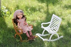 Кресло-качалка для кукол Паола Рейна, 32 см