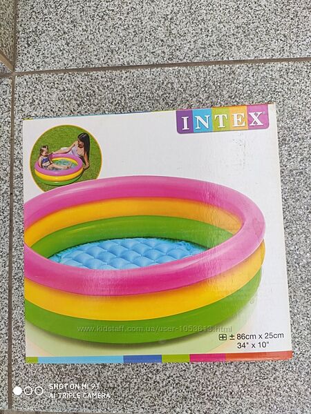 Надувной бассейн Intex