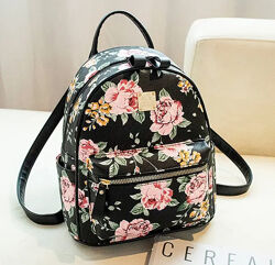 Прогулянковий рюкзак. Білий, чорний