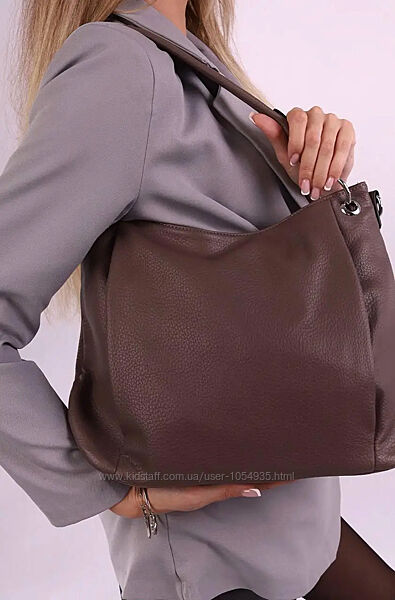 Жіноча сумка. Темний беж, чорна. Новинка.