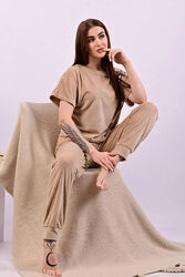 Домашній костюм, піжама велюр S M L 4 кольори