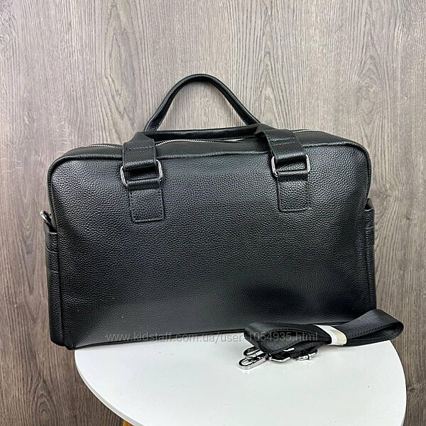 Натуральна шкіра сумка для речей, залу, літака