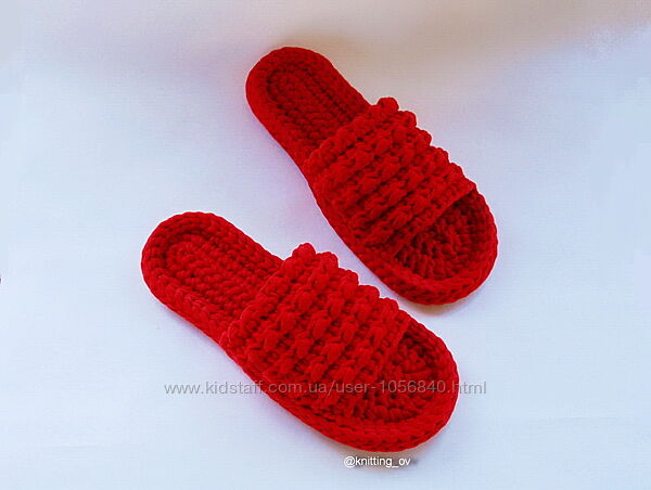 Тапочкі жіночі ручної роботи