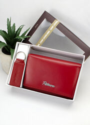 Подарунковий набір жіночий Peterson D-02-KCS  гаманець і брелок