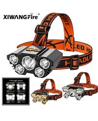 Ліхтар налобний акумуляторний. Батарея 18650.