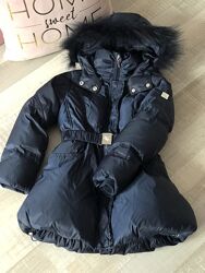 Пухове зимове пальто-куртка 116-122