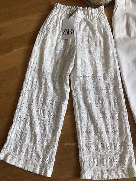 Літні штанішки для дівчинки 122 і 128 Zara