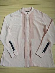 блуза рубашка шёлковая из шёлка шелк paul smith / 44-46рр