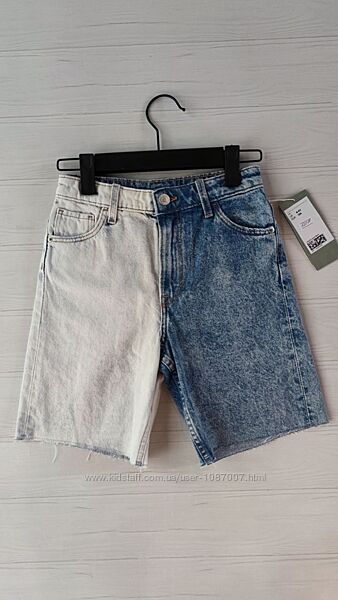  Нові подовжені джинсові шорти H&M розм. 11-12 р. /152 