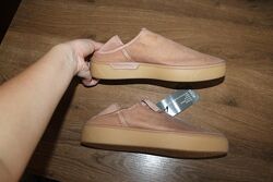 Сліпони з натуральним хутром ecco street tray, 37 розмір