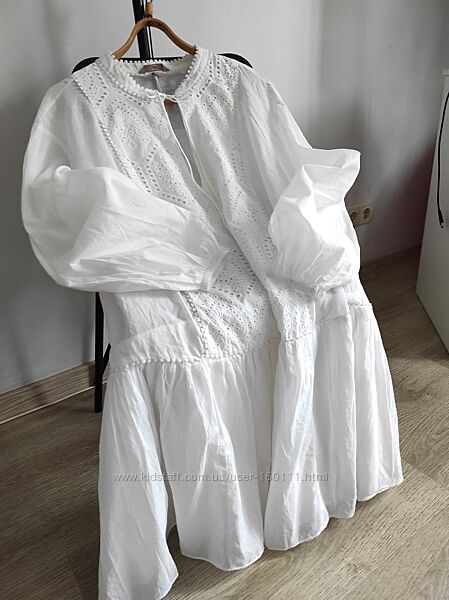 Біла сукня белое платье прошва от H&M