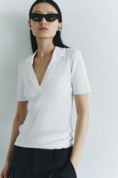 Футболка в рубчик Zara 
