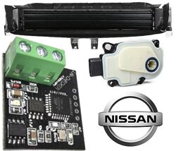 Моторчик активные жалюзи радиатора - эмулятор жалюзи для Ниссан Nissan. AGS